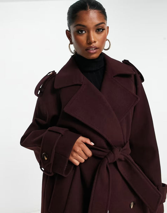 Merlot Trenchcoat
