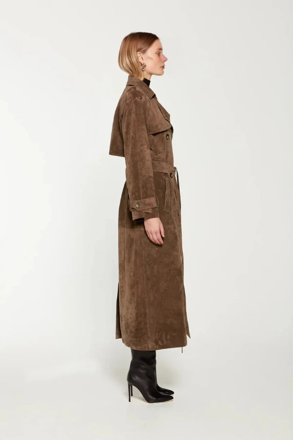 Lilea Brown Trenchcoat