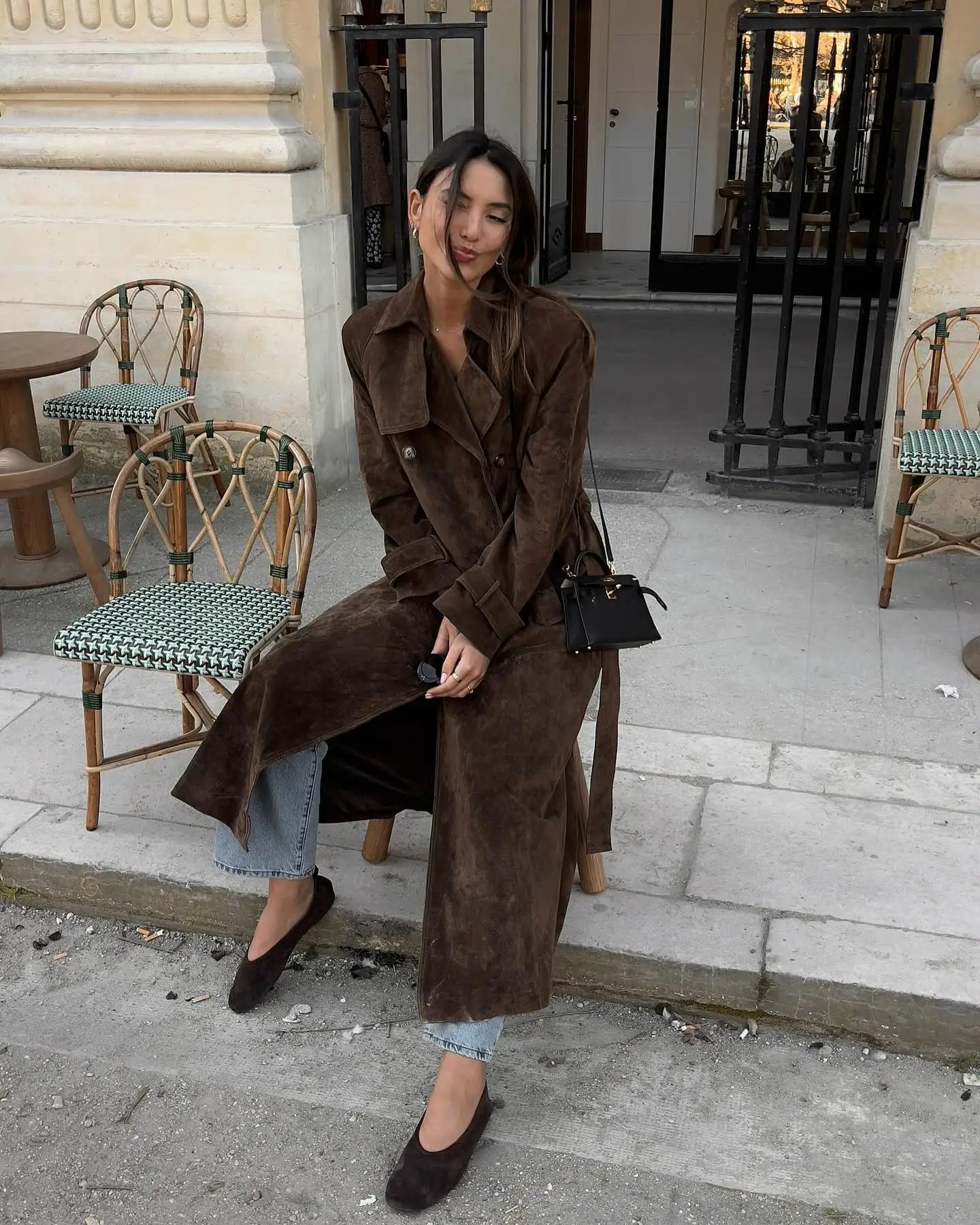 Lilea Brown Trenchcoat
